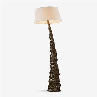 Sculpted Peak Floor Lamp-Neutral Decor
