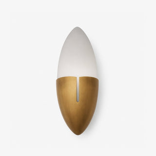 Gilded Cocoon Wall Lamp-Neutral Decor