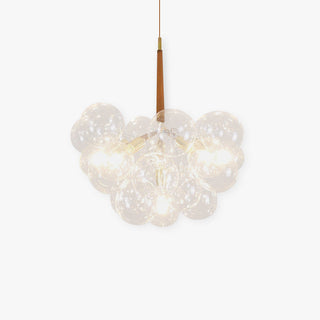Valentina Lustre Sphère Nordique, Verre/Métal, Blanc/Doré/Noir, Salon