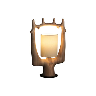 Roise Lampe de Table en Bois Nature