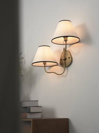 Clara Double Wall Sconce-Neutral Decor