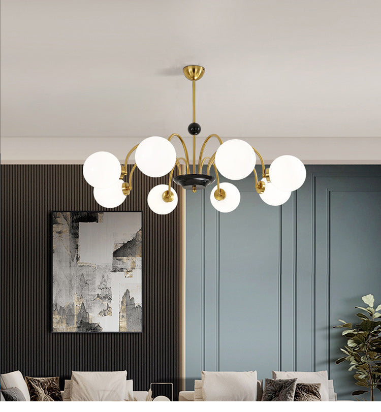 Valentina Luminaires Suspension LED Design Argent/Or Salle à manger
