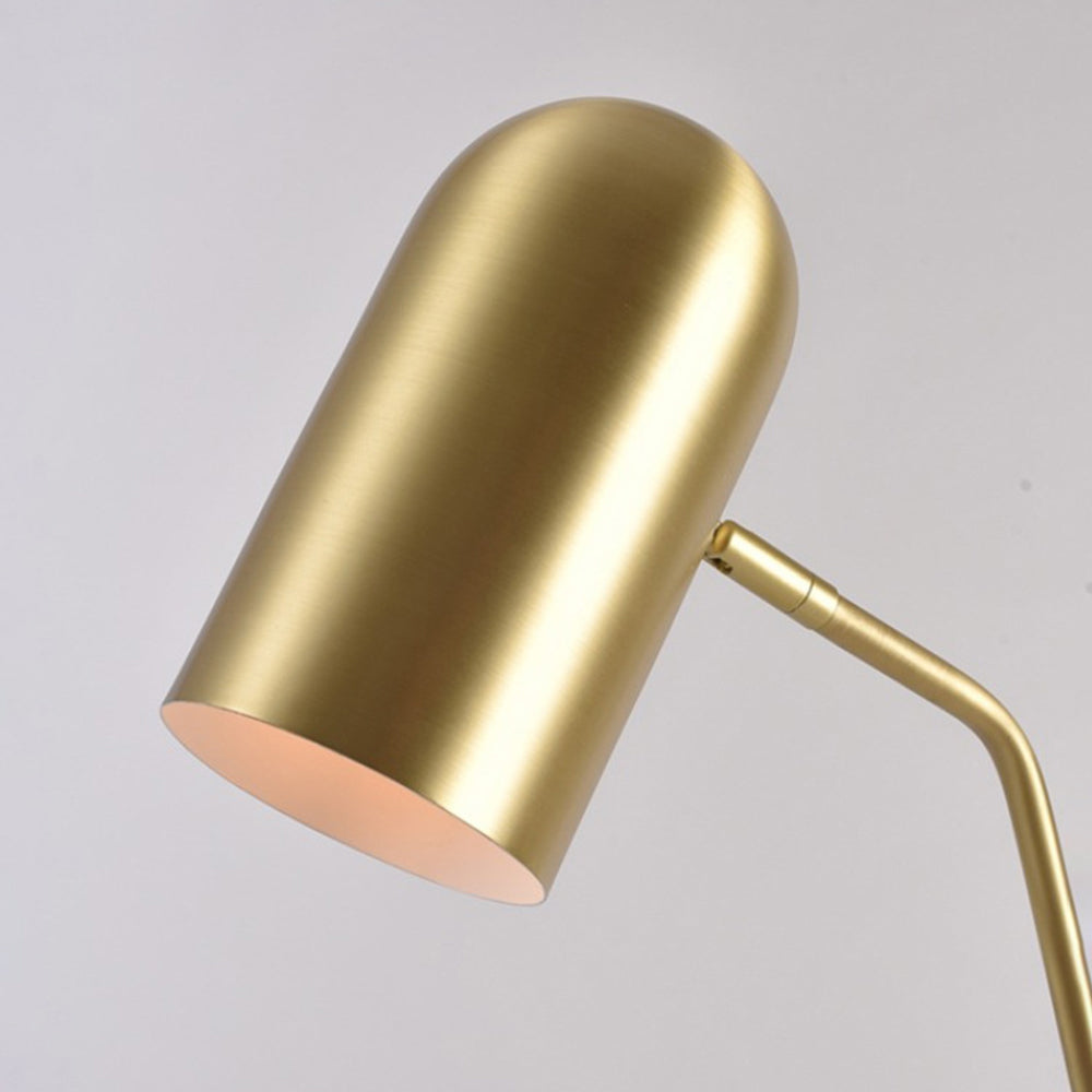Arisha Design Simple Lampadaire Canne à Pêche Vintage Métal Or Salon/Chambre à Coucher