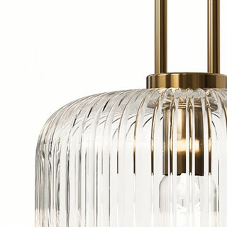 Arisha Moderne LED Suspension Doré Métal Verre Salle à Manger