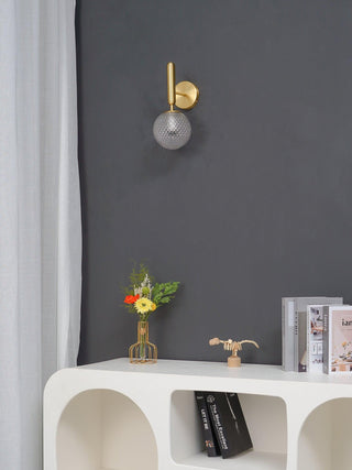 Lustra Applique Murale à Brancher Globe en Verre Style Nordique