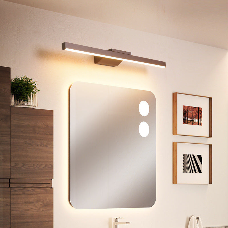 Arisha Applique Murale Led Linéaire Moderne, Miroir face, Café, Salle De Bain