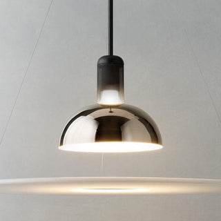 Arisha Suspension LED Moderne Métal/Acrylique Chromé/Noir