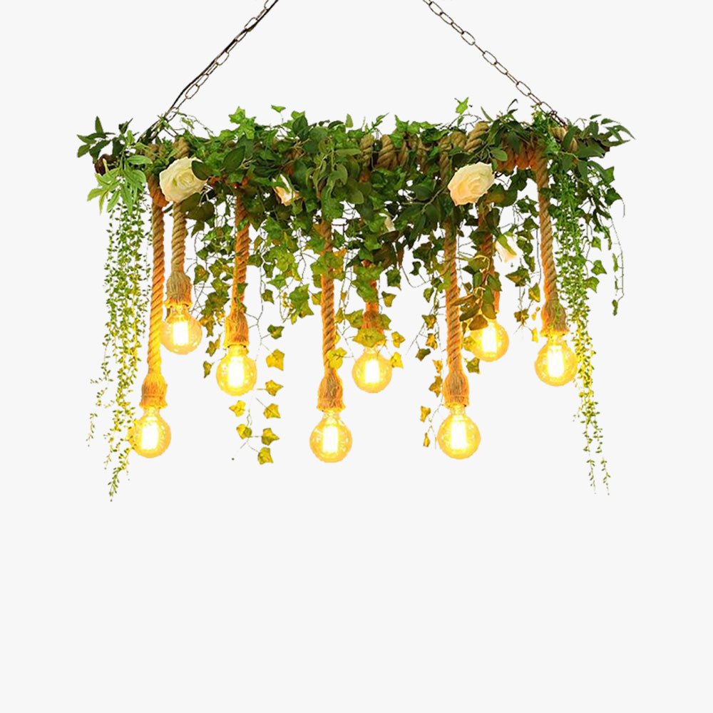 Ritta LED Suspension Vert Métal Salle à Manger Chambre à coucher