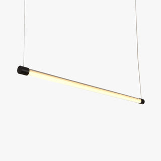 Ray Linéaire LED Suspension Noire Argent Métal Chambre à coucher