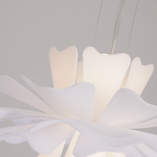 Vazen Suspension Fleur Moderne Blanc Salon-Luire