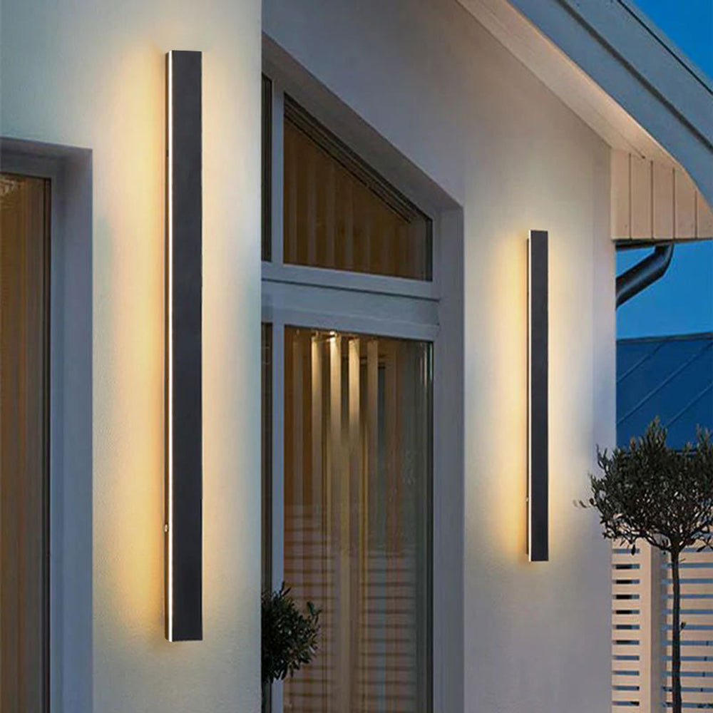 Nazen Applique Murale Extérieur LED Étanche Minimaliste Métal Cour-Cielum