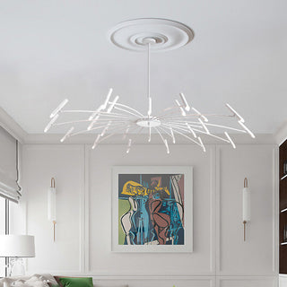 Lyren Lustre Simple Noir/Blanc Etude/Salon/Salle à Manger-Luire