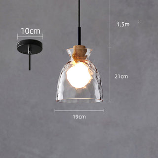 Arisha Suspension Dôme Vintage, Verre, Marron, Salon