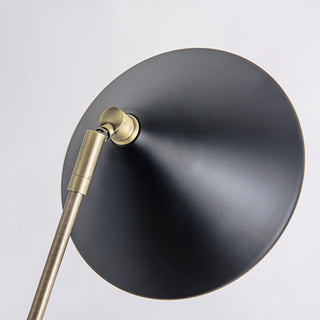 Arisha Design Lampadaire Dôme Vintage Métal Noir/Laiton Salon/Chambre
