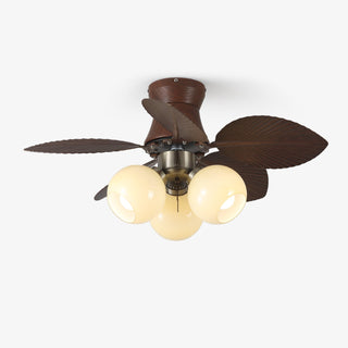 Plafonnier Ventilateur Walden Chêne avec Lumière
