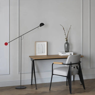 Arisha Design Lampadaire Linéaire Simple Métal Noir Salon/Chambre