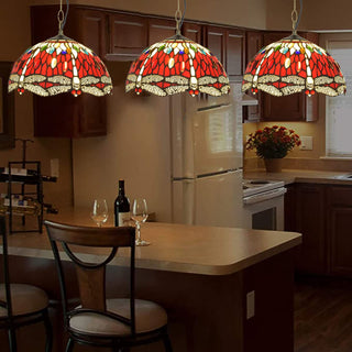 Tiffany Vintage LED Suspension Verre Chambre À Coucher/Salon