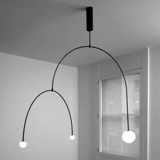 Arisha Suspension Moderne Linéaire au Design Minimaliste Salle à manger