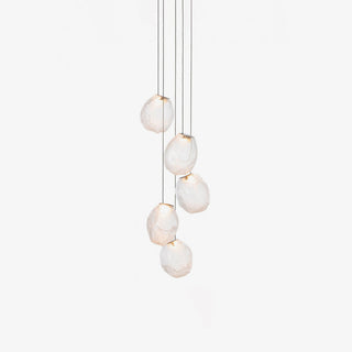 Liquid Glass Stone Pendant Light-Neutral Decor