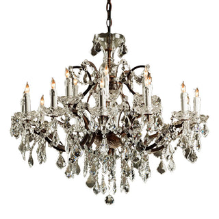 Silva Lustre décoratif Moderne, Métal/Cristal,  Rouille, Salon
