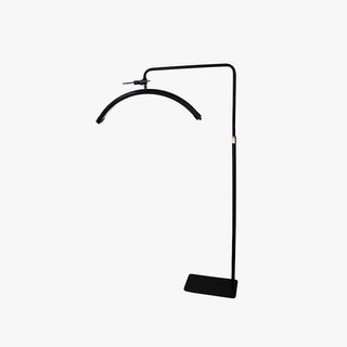 Arisha Industrielle Lampadaire Linéaire Simple Métal/PVC Noir Salon