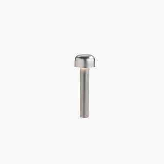 Ray Extérieure Champignon Moderne, Métal, Argent/Noir, Extérieur