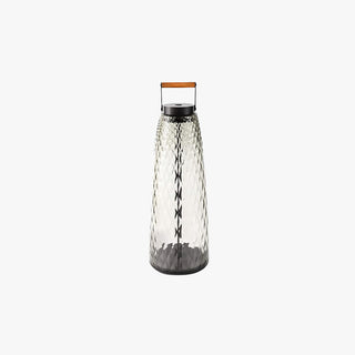 Valentina Lampadaire Lanterne Vintage, Métal/Verre, Clair, Extérieur