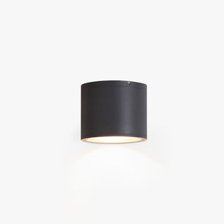 Ray Plafonnier Cylindre Moderne, Métal/Verre, Noir, Extérieur