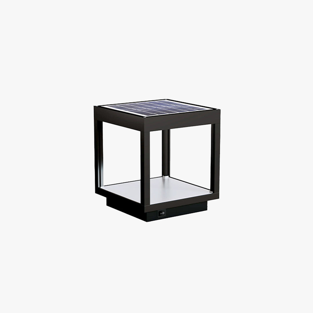Ferra Lampadaire d’extérieur solaire rechargeable contemporain