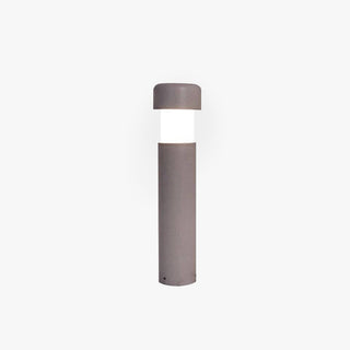 Ray Extérieure Cylindre Moderne, Métal/Pierre, Gris, Extérieur