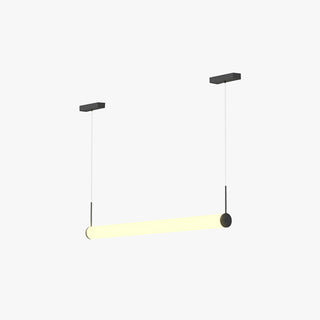 Ray Suspension Extérieure Cylindre Moderne, Métal/Acrylique, Noir/Blanc, Balcon