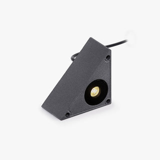 Ray Lampe Extérieur Triangulair Moderne, Métal/Verre, Noir, Extérieur