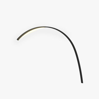 Ray Lampe Extérieure au Sol Arche Simple, Métal/Acrylique, Noir, Jardin