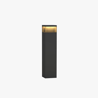 Ray Extérieure Rectangulaire Moderne, Métal, Noir, Extérieur