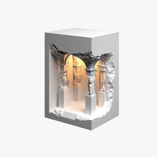 Ray Applique Murale Art Déco Flush LED Encastrée, 3 Styles, Blanc, Salon