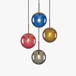 Sevenel Suspension Boule Moderne Métal/Verre-Luire
