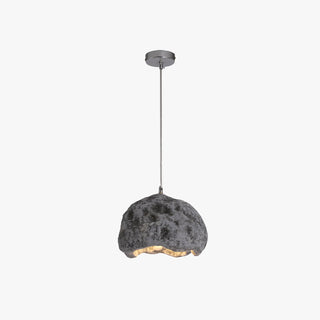 Avi Suspension Irrégulier Naturelle, Résine/Acrylique, Bois/Gris/Laiton, Chambre
