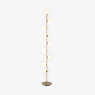 Valentina Lampadaire Globe Moderne, Métal/Verre, Or, Chambre à Coucher