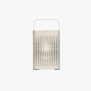 Ray Lampadaire Panier Vintage, Métal/Verre, Blanc, Extérieur