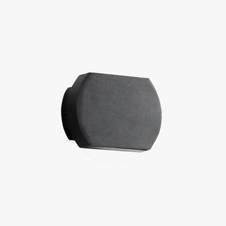 Ray Géométrique LED Applique Murale Noir Gris Métal Verre Cour