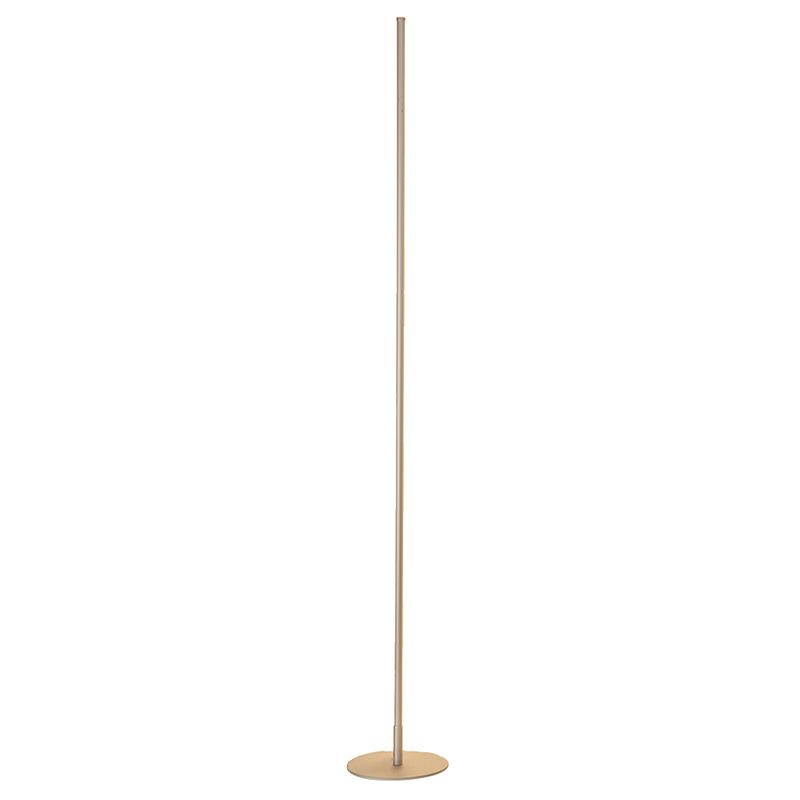 Ray Simple Linéaire LED Lampadaire Or Noir Métal Gel de Silice Salon Chambre