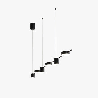 Arisha Modern LED Suspension Or Noir Métal Salon Chambre à Coucher