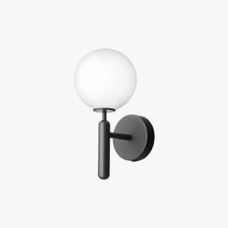 Valentina Applique Murale LED Boule Simple Moderne Métal/Verre Noir/Or Couloir/Chambre/Salon