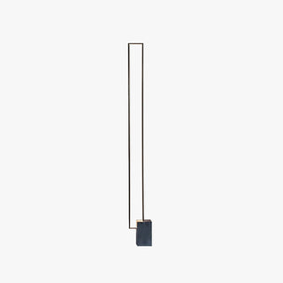 Ray Design Lampadaire Rectangulaire Simple Métal Noir Salon/Chambre à Coucher