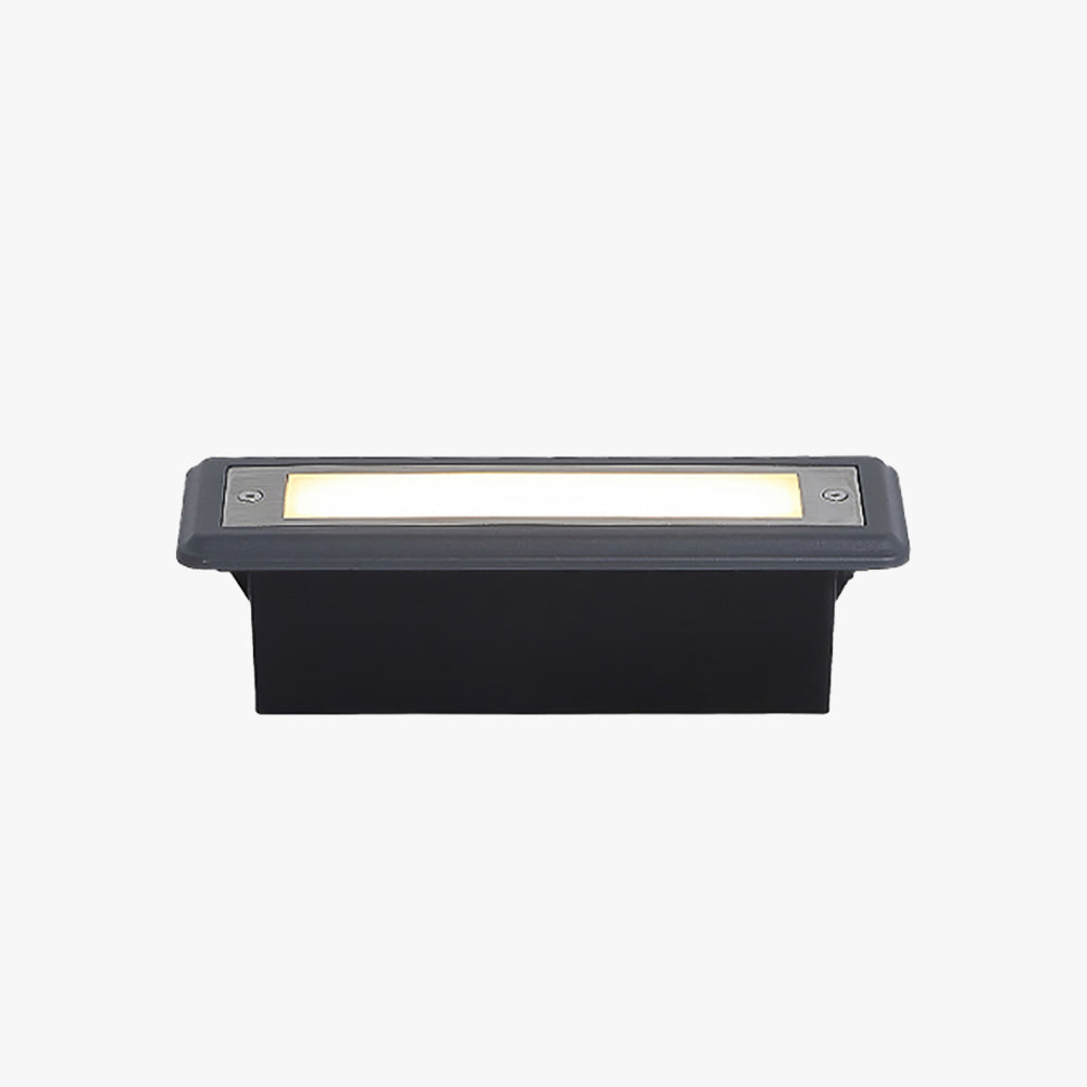 Ray Moderne LED Lampadaire Extérieure Noir Métal/Acrylique Jardin Couloir