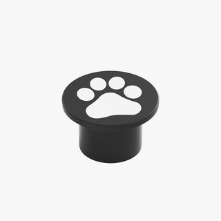 Aria Lampe Extérieure au Sol Patte de chat Moderne, Métal, Gris, Cour