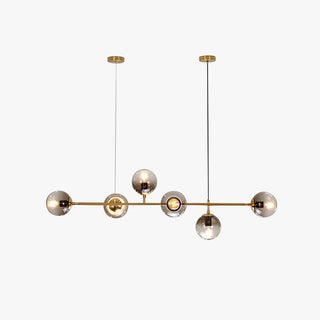 Valentina Moderne LED Suspension Globe Métal Verre Salon Cuisine