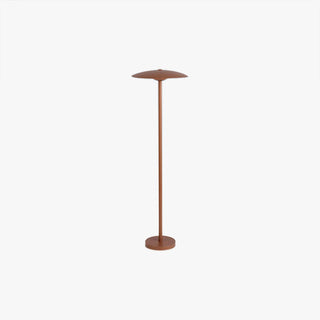 Arisha Lampadaire Parapluie Moderne, Métal, Noir/Café, Extérieur