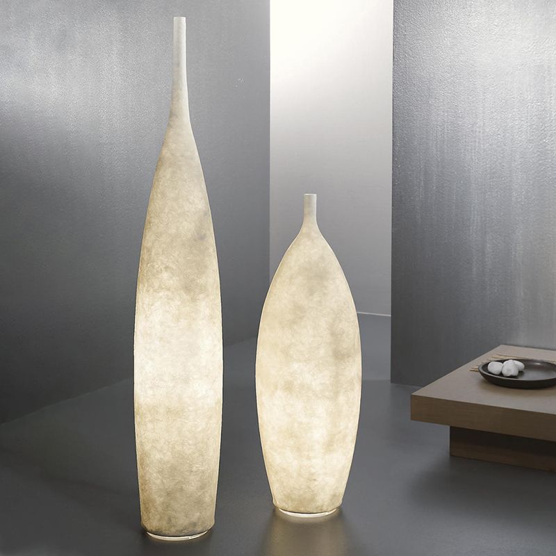 Avi Moderne LED Lampadaire Bouteille Blanc Jaune Bleu Résine Chambre
