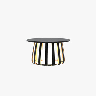 Ray Lampadaire Table Moderne, Métal, Noir, Extérieur